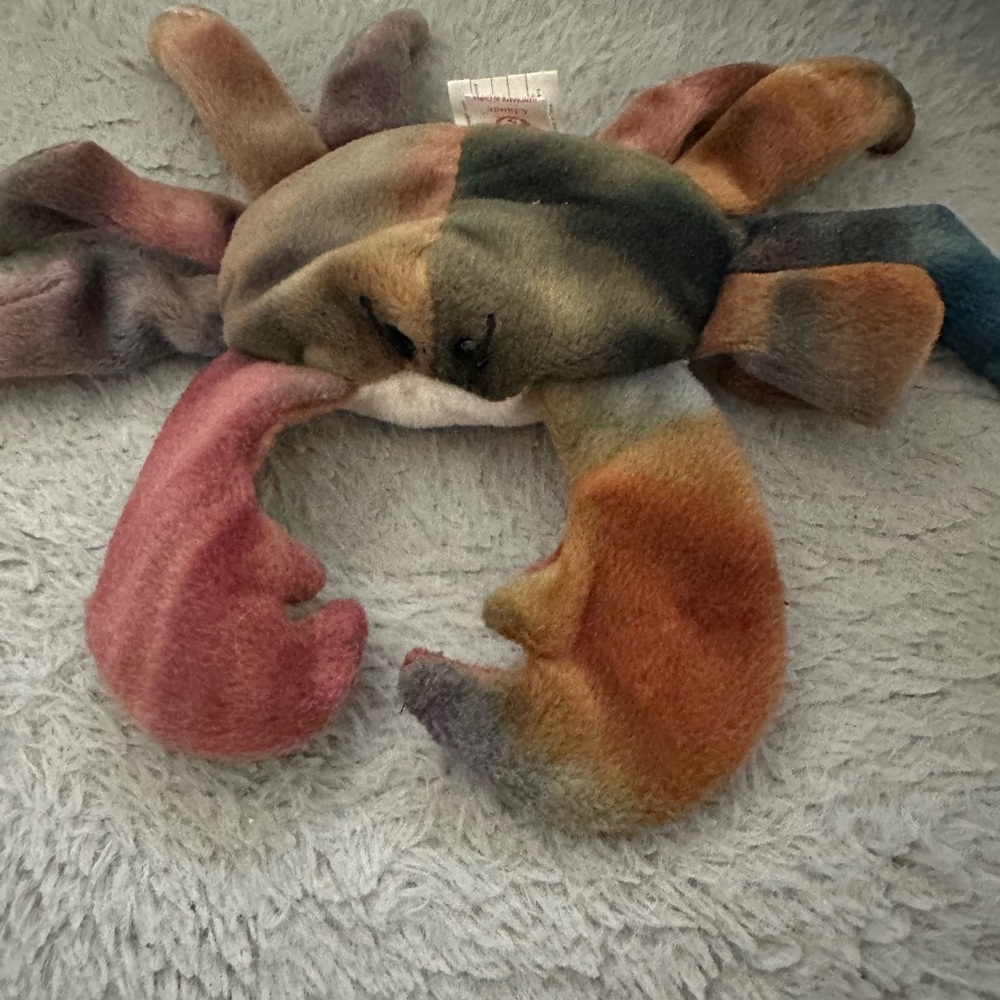 Colorful Plush Crab Toy
